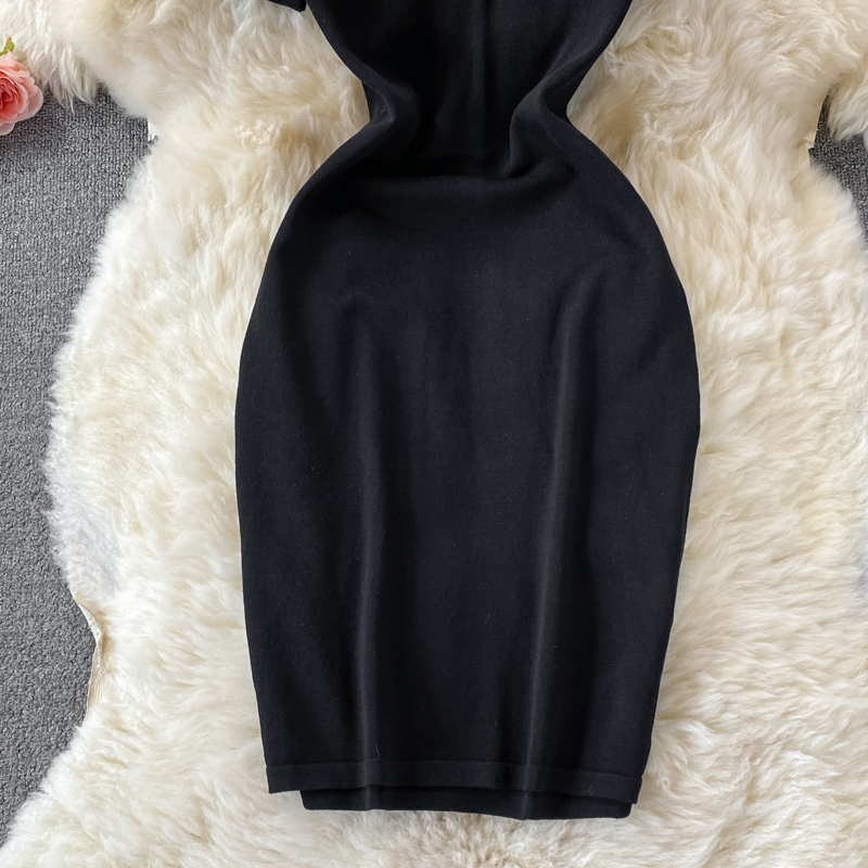 Western style contrast color sweet dress female summer new loose and thin temperament short-sleeved T-shirt skirt - Image 4